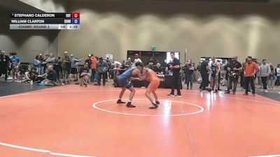 113 lbs Champ. Round 2 - Stephano Calderon, Sons Of Thunder vs William Clanton, Curby