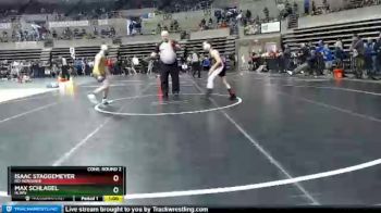 84 lbs Cons. Round 2 - Isaac Staggemeyer, No-Nonsense vs Max Schlagel, HLWW