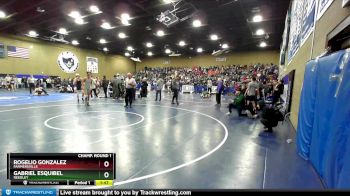 126 lbs Champ. Round 1 - Gabriel Esquibel, Reedley vs Rogelio Gonzalez, Farmersville