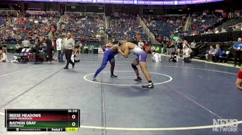 3A 215 lbs Quarterfinal - Reese Meadows, North Henderson vs Raymon Gray, Statesville