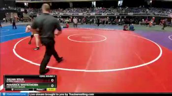 6A - 145 lbs Cons. Round 2 - Maverick Whitethorn, San Antonio Reagan vs Julian Solis, El Paso Pebble Hills