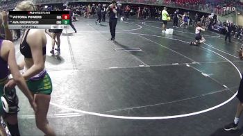 138 lbs Semifinal - Ava Kropatsch, CWO vs Victoria Powers, Nebraska Wrestling Academy