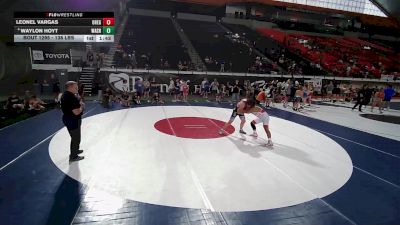 138 lbs Cons. Quarters - Leonel Vargas, Oregon vs Waylon Hoyt, Washington