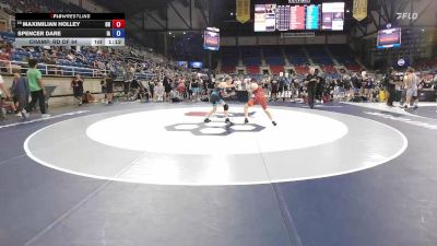 100 lbs Champ. Rd Of 64 - Maximilian Holley, OH vs Spencer Dare, IA