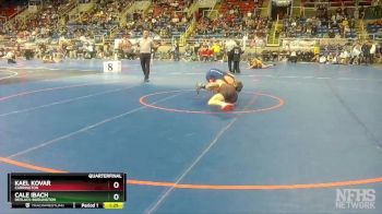 152 lbs Quarterfinal - Cale Ibach, Deslacs-Burlington vs Kael Kovar, Carrington