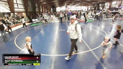 36 lbs Quarterfinal - Calvin McCoy, Charger Wrestling Club vs Ryatt Mcpherson, JWC