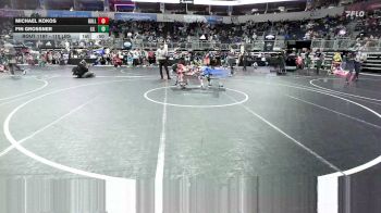 110 lbs Consi Of 8 #1 - Michael Kokos, Bulls WC vs Fin Grossner, Lil Trojans WC