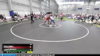 220 lbs Round 3 (8 Team) - Trae Kibble, Oklahoma Blue FS vs Lamar Bradley, Illinois