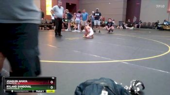 75 lbs Round 3 (4 Team) - Joaquin Amaya, Alpha Elite vs Ryland Sandoval, Untouchables