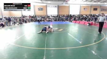 132 lbs Consi Of 4 - Melanie Miles, Putnam vs Mia Marigliano, Franklin County
