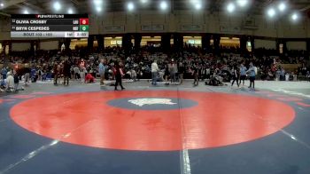 100 lbs Round 1 - Olivia Crosby, Laurel vs Bryn Cespedes, North Harford