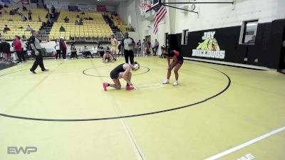 110 lbs 5th Place - Abesak Sang, Fairland JH vs Joplyn Sherrick, Tahlequah Wrestling Club