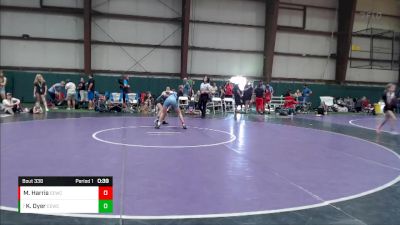 80-85 lbs 5th Place Match - Kyleigh Dyer, Indiana Inferno vs Madden Harris, Smith Mountain Lake Wrestling