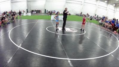 75 lbs Ruby Chill, Oklahoma vs Victoria Thiel, Ohio