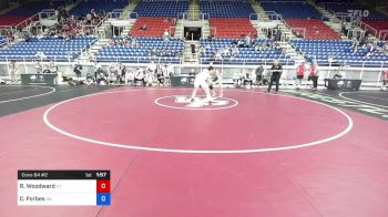 182 lbs Cons 64 #2 - Ryker Woodward, Utah vs Caleb Forbes, Georgia