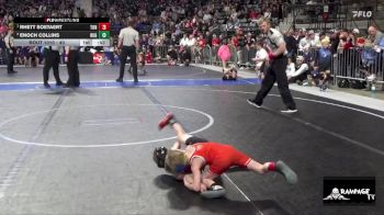 40 lbs 1st Place Match - Rhett Soetaert, Tonganoxie vs Enoch Collins, Hugoton