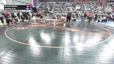 57 kg Champ. Rd Of 128 - Saylor Wendell, Nevada Elite Wrestling vs Amanda Lillie, Team Aggression Wrestling Club