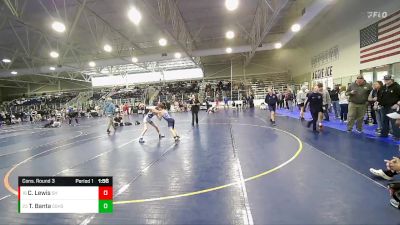 106 lbs Cons. Round 3 - Tason Banta, Sugar Salem High School vs Conner Lewis, Salem Hills