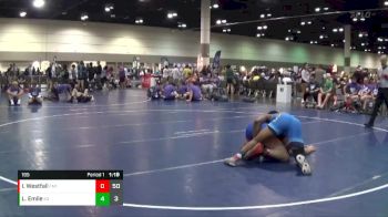 195 lbs Round 2 (6 Team) - Isaac Westfall, Michigan vs Lucson Emile, Youth Impact Center