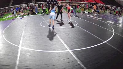 125 lbs Champ. Round 2 - Julia Dunlap, Alaska vs Evelyn Taua, Hawaii