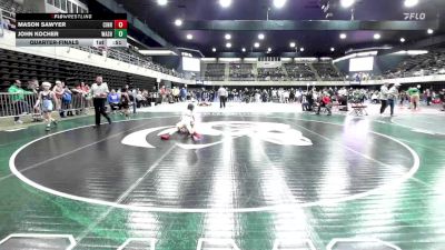 Quarterfinal - Mason Sawyer, Cinnaminson vs John Kocher, Washington Township