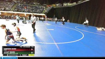 102 lbs Champ. Round 1 - Dawson Shaw, Iowa vs Wyatt Iburg, Big Game Wrestling Club