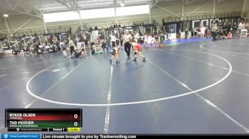 76 lbs Quarterfinal - Ryker Olsen, SYRACUSE vs Tad Mosher, Ridgeline Riverhawks