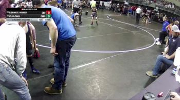 70 lbs Champ. Round 1 - Lennox Hofer, CWO vs Eli Long, Kearney MatCats Wrestling Club
