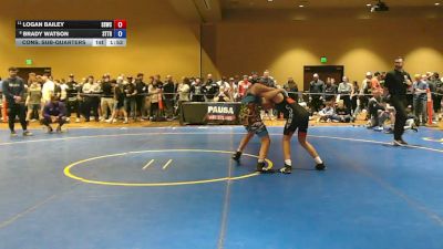 113 lbs Cons. Sub-quarters - Logan Bailey, South Side Wrestling Club vs Brady Watson, Steller Trained