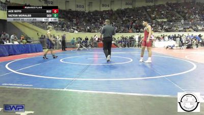 113 lbs Round Of 64 - Ace Soto, Mustang Middle School vs Victor Morales, Cache