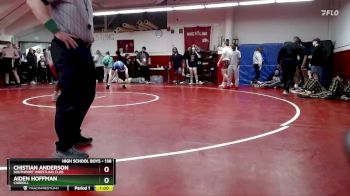 138 lbs Cons. Round 2 - Aiden Hoffman, Carroll vs Chistian Anderson, Southport Wrestling Club