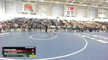 50 lbs Quarterfinal - William Opett, Webster Junior Titans You Wrestling vs Mason Fargo, Black Belt Wrestling Academy