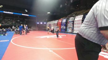 113 Class 1 lbs Champ. Round 1 - Jayce Estes, Warsaw vs Noah Statzel, St. Pius X (Festus)