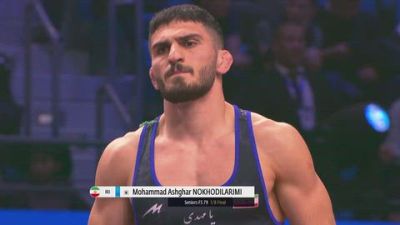 79 kg 1/8 Final - Alans Amirovs, Latvia vs Mohammad Ashghar Nokhodilarimi, Iran