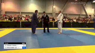 GARRY LOGAN EVANS vs CHARLES KING BIBBY JR. 2022 World Master IBJJF Jiu-Jitsu Championship