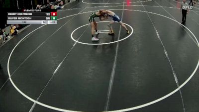 132 lbs Quarterfinals (8 Team) - Henry Holtmeier, Tri County vs Oliver McIntosh, Syracuse