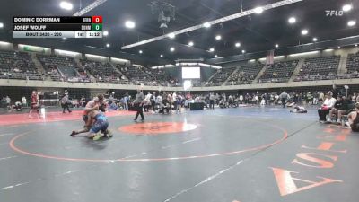 220 lbs Semifinal - Dominic Dorrman, Bernards vs Josef Wolff, Dunmore