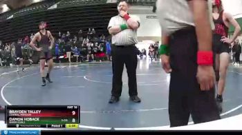 157 lbs Champ. Round 2 - Damon Hoback, Baker (Kan.) vs Brayden Talley, Central Missouri