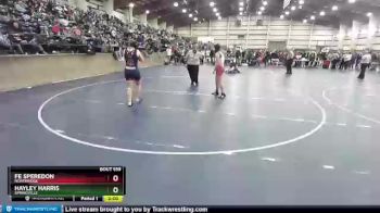 170 lbs Cons. Round 6 - Hayley Harris, Springville vs Fe Speredon, Northridge