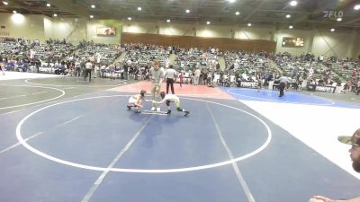 54 lbs Consi Of 8 #2 - Mattix Borden, The Rock Of Redmond vs Kannon Crews, Buckaroo WC