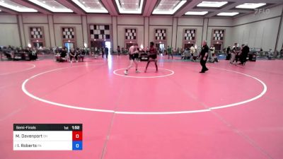 120 lbs Semifinal - Mekhi Davenport, Oh vs Isaac Roberts, Pa