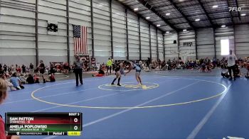 132 lbs Quarters - Amelia Poplowski, Midwest Assasins Blue vs Sam Patton, STORMETTES