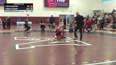 103 lbs 1st Place Match - Celia Esquivel, Bakersfield College vs Jenelle Gozun, Mt. San Antonio College