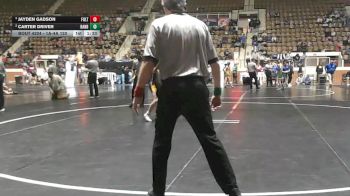 1A-4A 120 Semifinal - Jayden Gadson, Fultondale vs Carter Driver, Ranburne