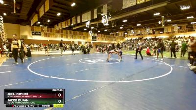 56/59 Round 1 - Joel Romero, Socal Grappling Wrestling Club vs Jacob Duran, So Cal Hammers Wrestling