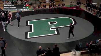 144 lbs Quarterfinals (8 Team) - Aaron Tucker, Brandon Valley vs Tristan Stoeser, Harrisburg