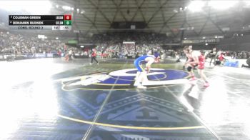 Boys 1B/2B 215 Cons. Round 3 - Coleman Green, Liberty (Spangle) vs Benjamin Budnek, Chief Leschi