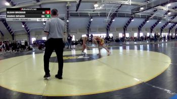 149 lbs Cons. Round 4 - Elijah Brosius, UPJ Unattached vs Egidio DiFazio, Unattached