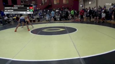 157 lbs Cons. Round 3 - Averett Ellison, Brewton-Parker (GA) vs Jay Brown, Andrew College