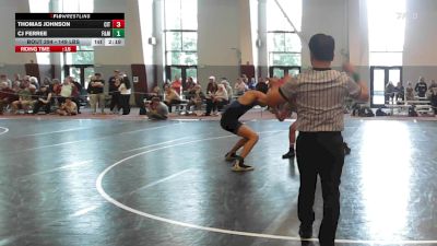 149 lbs Consi Of 8 #2 - Thomas Johnson, The Citadel vs CJ Ferree, Franklin & Marshall